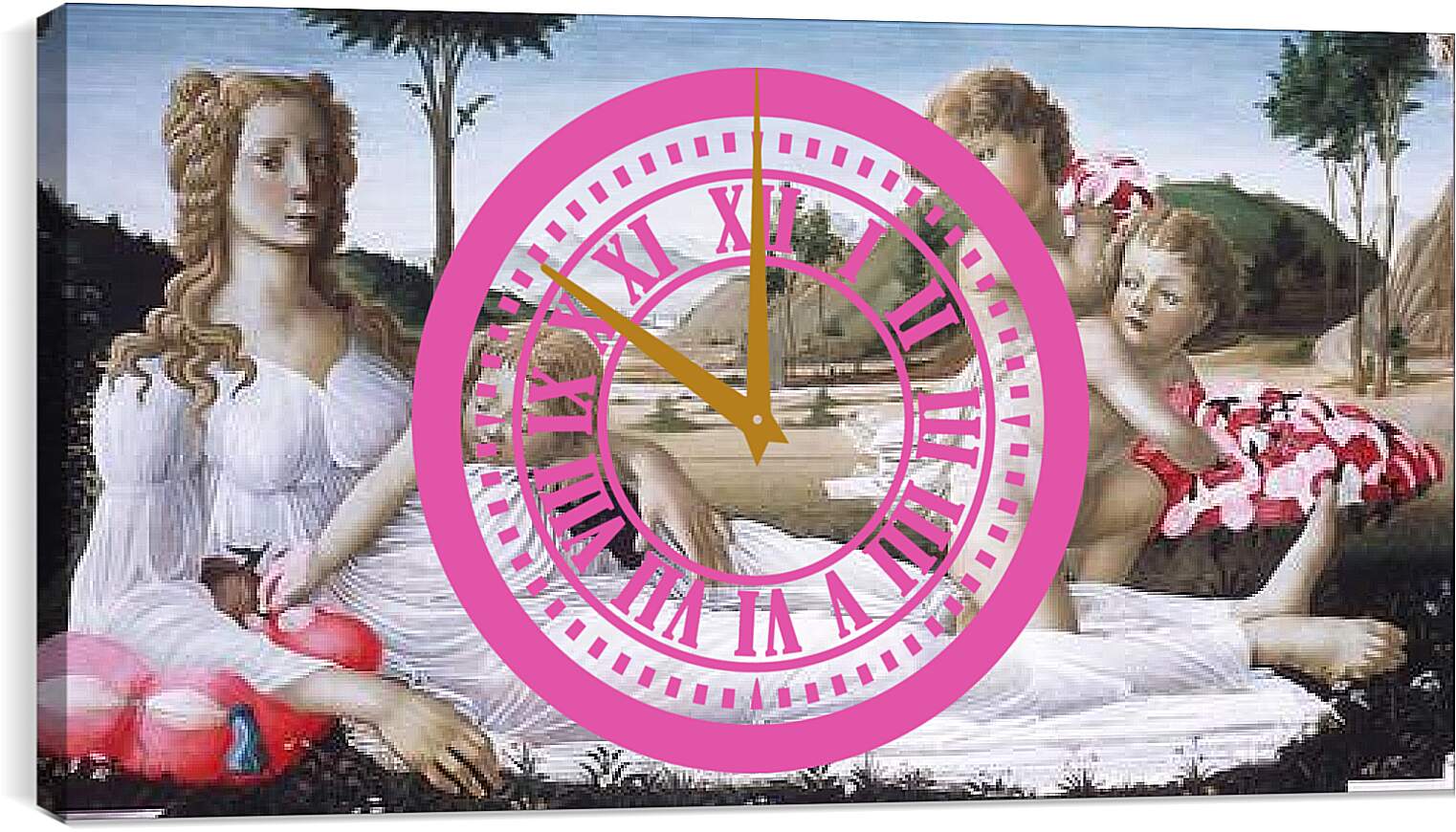 Часы картина - Аллегория. Сандро Боттичелли