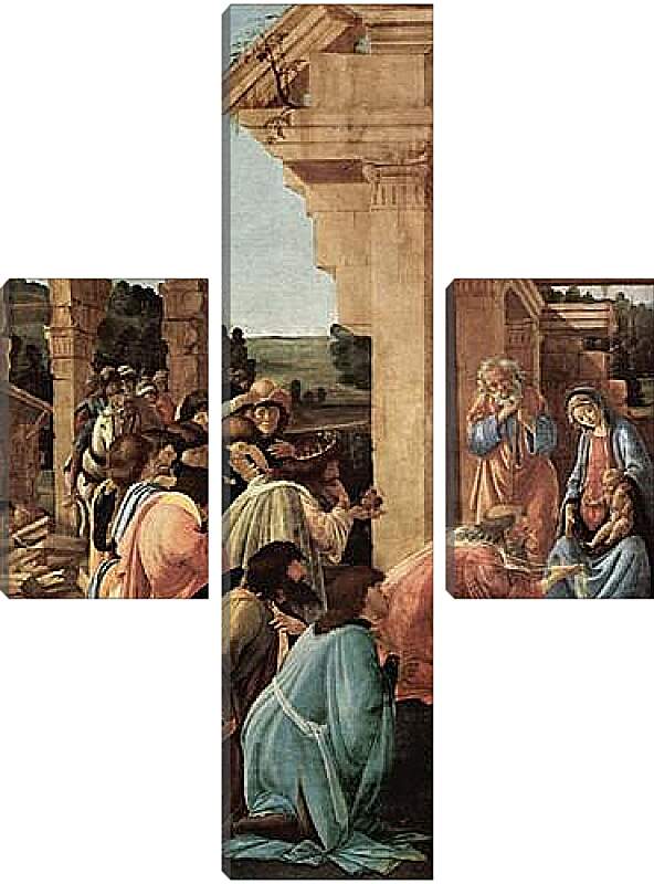 Модульная картина - Adoration of the kings Washington (detail2) Сандро Боттичелли