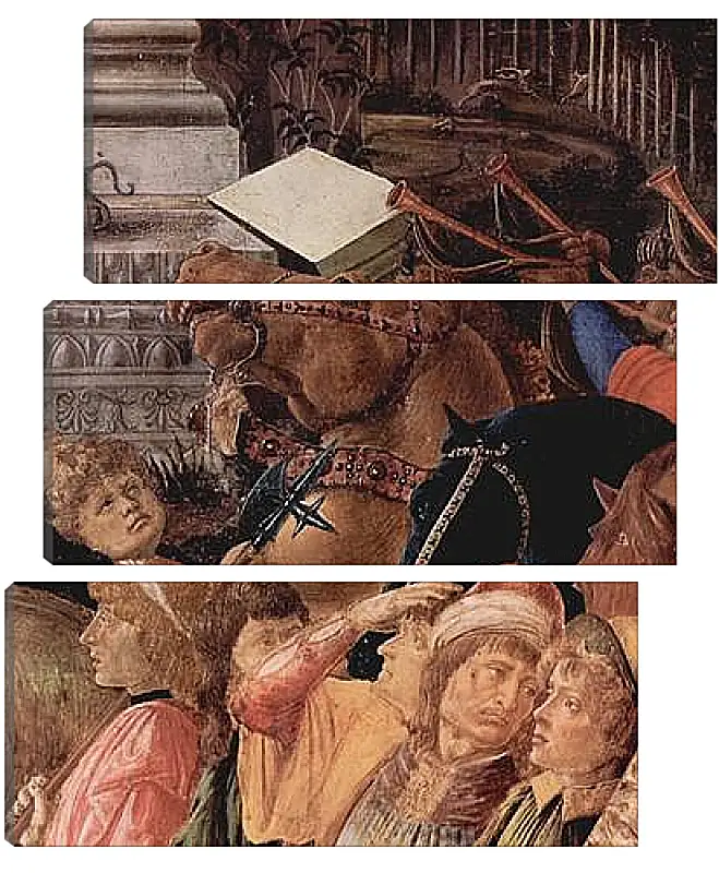 Модульная картина - Adoration of the kings (detail3) Сандро Боттичелли