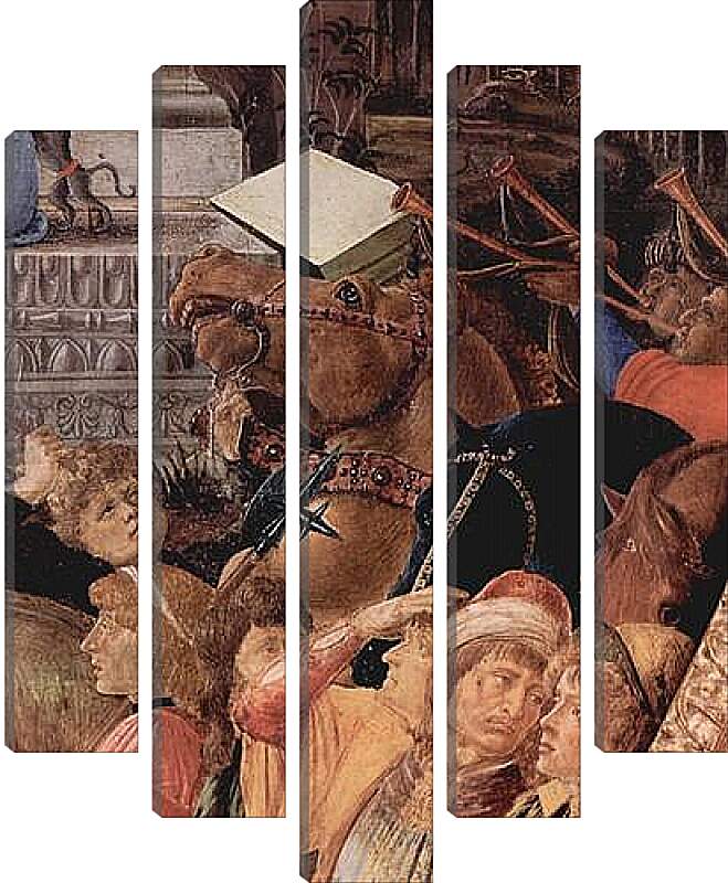 Модульная картина - Adoration of the kings (detail3) Сандро Боттичелли