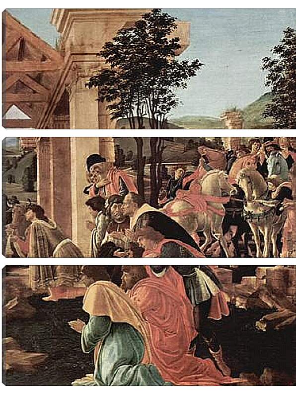 Модульная картина - Adoration of the kings (detail)	Сандро Боттичелли