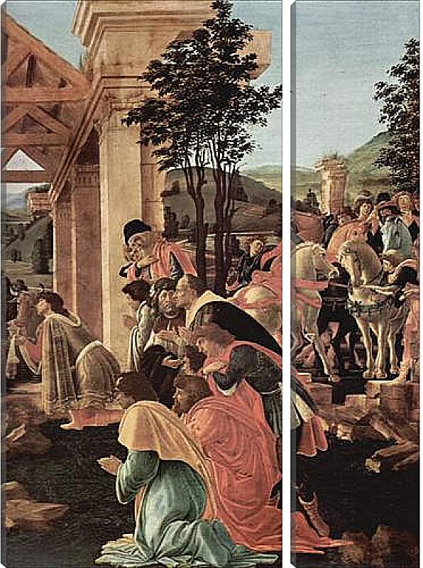 Модульная картина - Adoration of the kings (detail)	Сандро Боттичелли