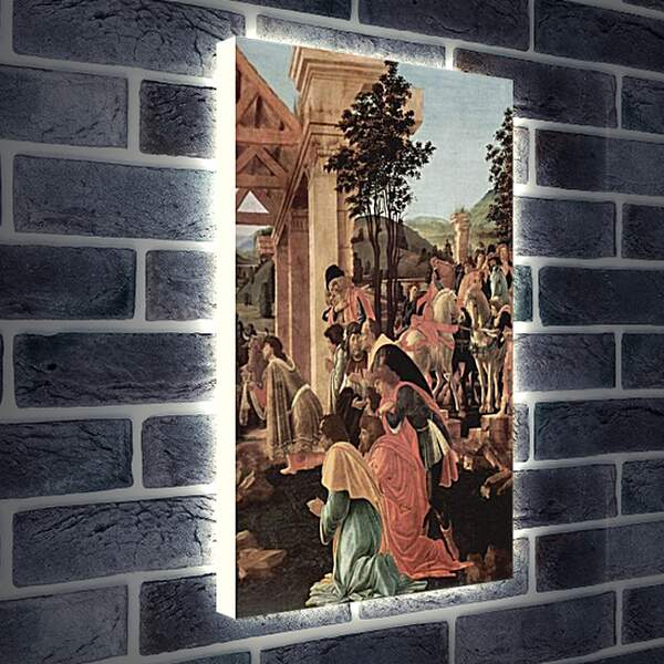 Лайтбокс световая панель - Adoration of the kings (detail)	Сандро Боттичелли
