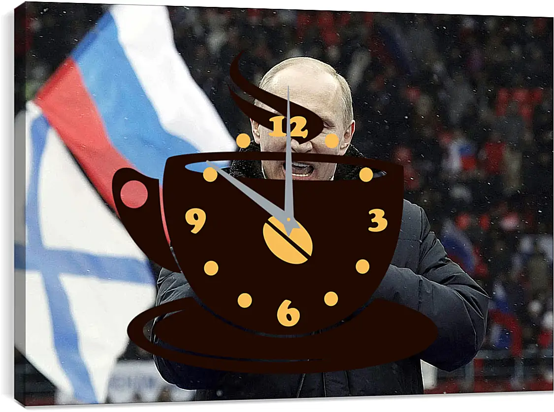 Часы картина - Владимир Владимирович Путин