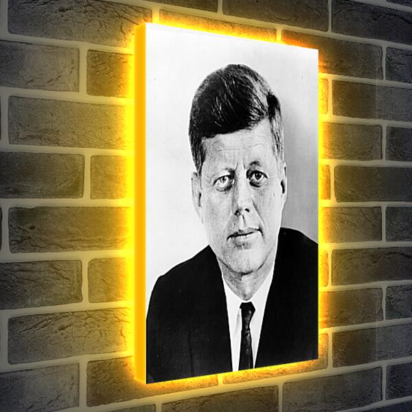 Лайтбокс световая панель - Джон Фитцджеральд Кеннеди 35-й президент США
