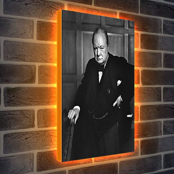 Лайтбокс световая панель - Уинстон Черчилль