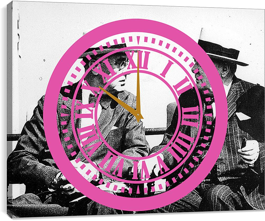 Часы картина - Франклин Делано Рузвельт и Уинстон Черчилль