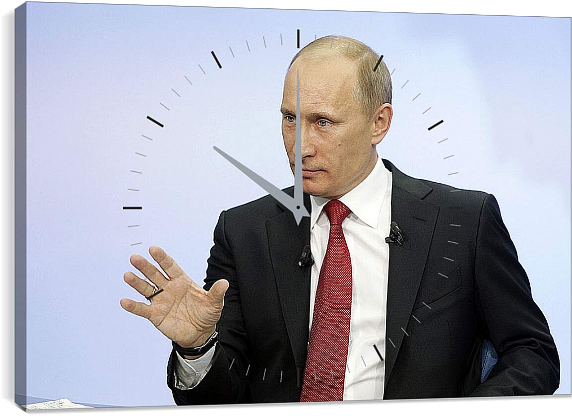 Часы картина - Владимир Владимирович Путин