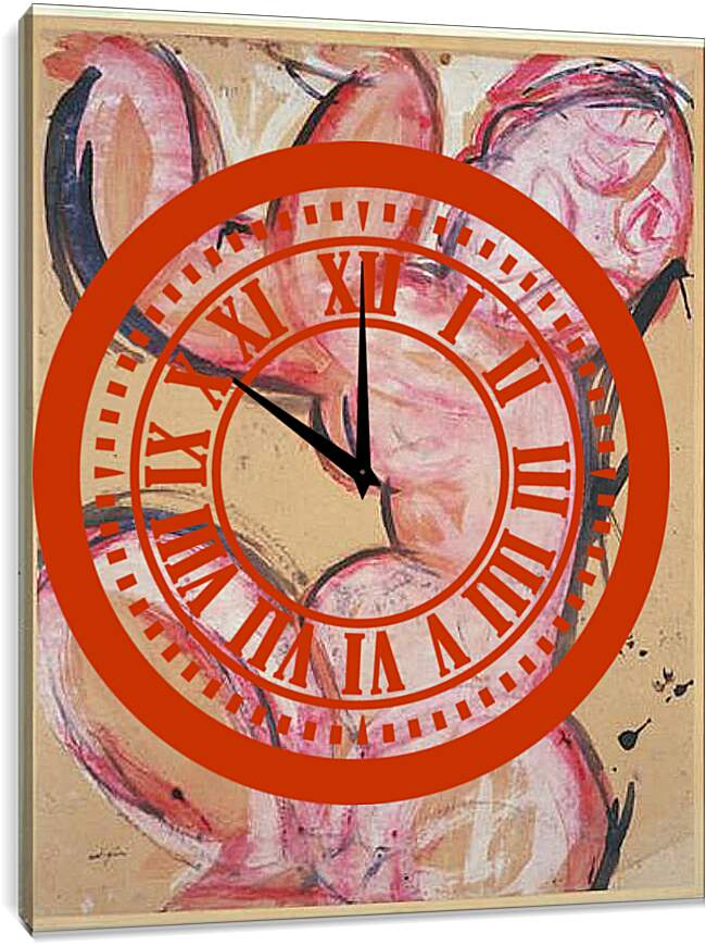Часы картина - Caryatid. Кариатида. Амедео Модильяни