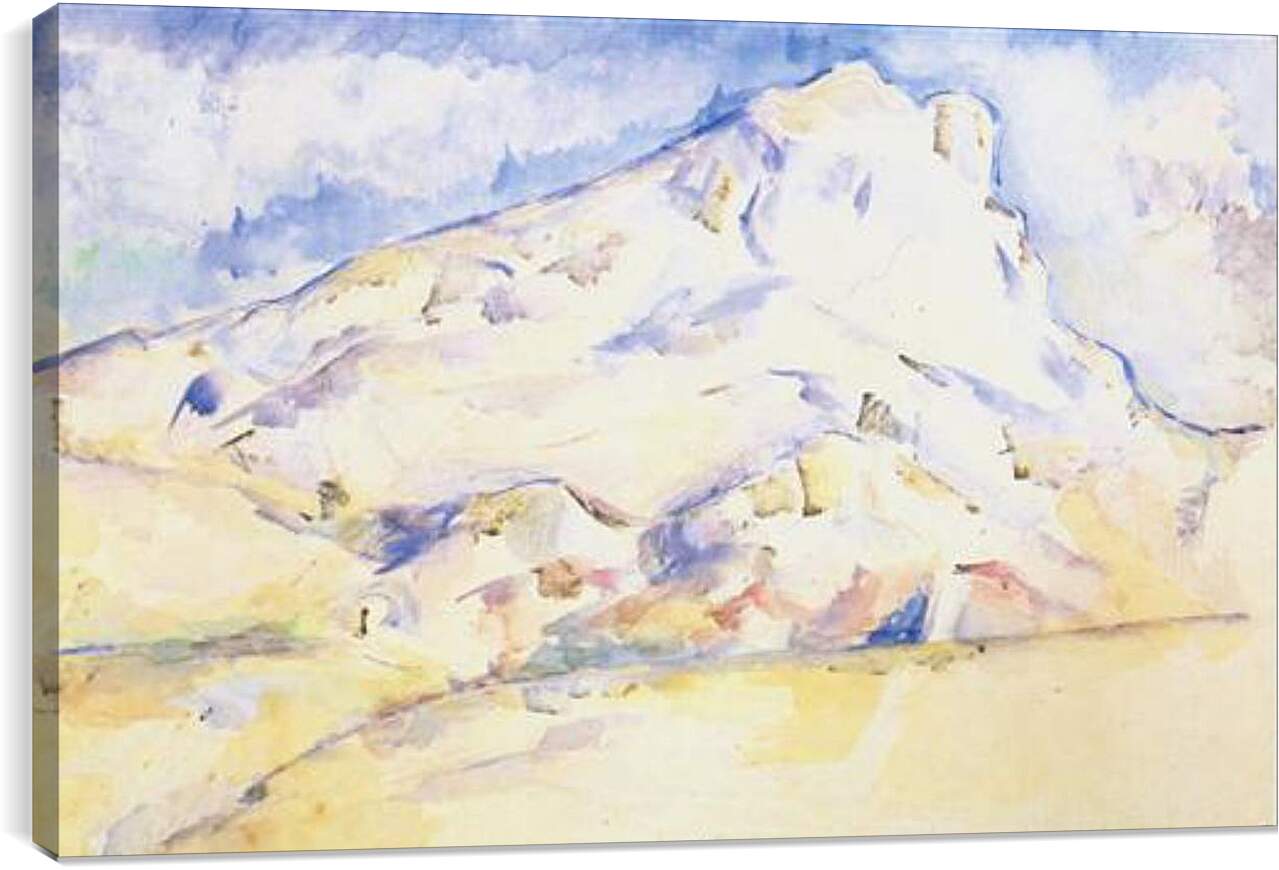Постер и плакат - La montagne Sainte-Victoire (6). Поль Сезанн