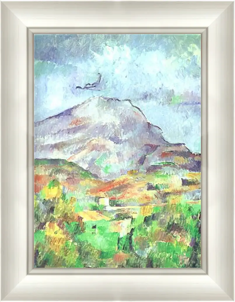 Картина в раме - La Montagne Sainte-Victoire Detail (vers). Поль Сезанн