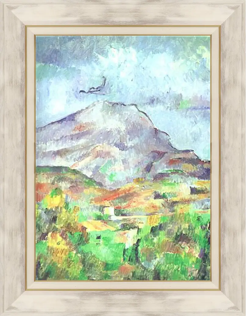 Картина в раме - La Montagne Sainte-Victoire Detail (vers). Поль Сезанн