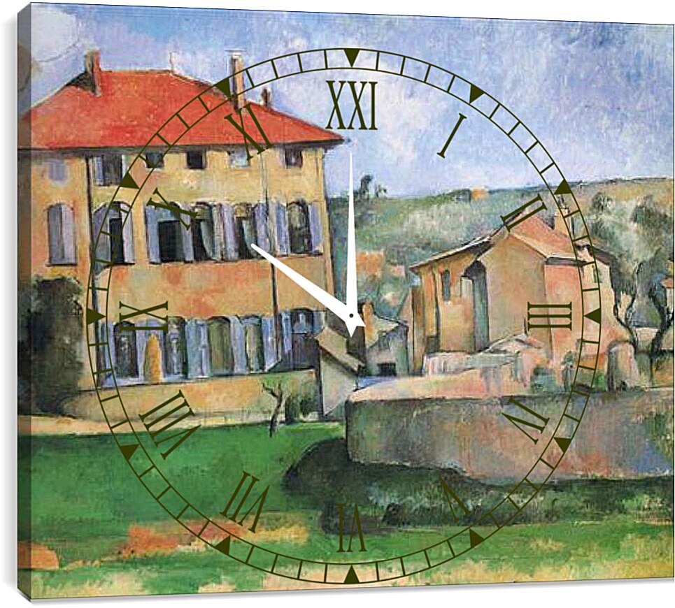 Часы картина - Le Jas de Bouffan. Поль Сезанн