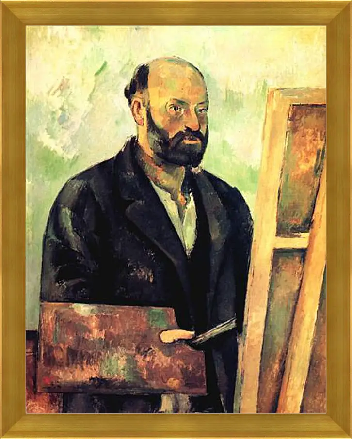 Картина в раме - Cezanne a la Palette. Поль Сезанн