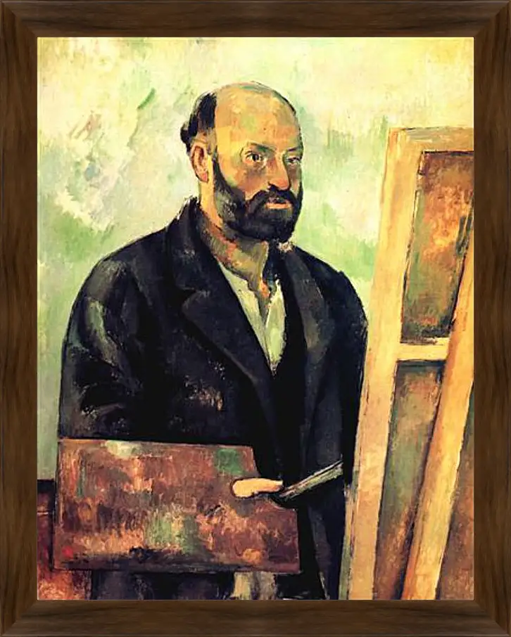 Картина в раме - Cezanne a la Palette. Поль Сезанн