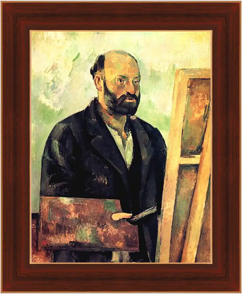 Картина в раме - Cezanne a la Palette. Поль Сезанн