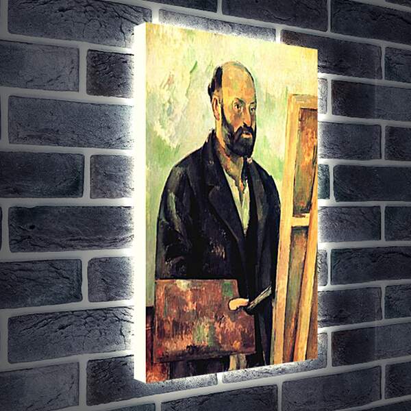 Лайтбокс световая панель - Cezanne a la Palette. Поль Сезанн