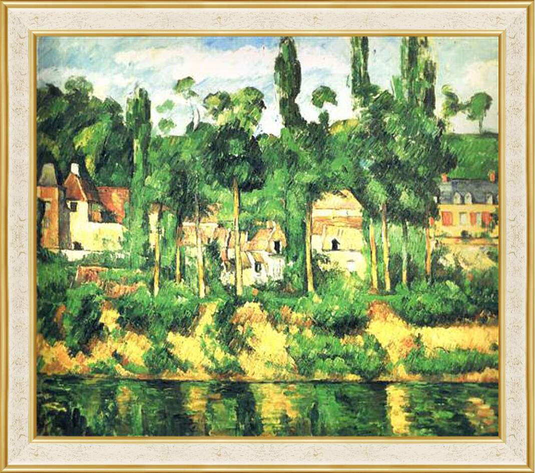 Картина в раме - Le chateau de Medan. Поль Сезанн