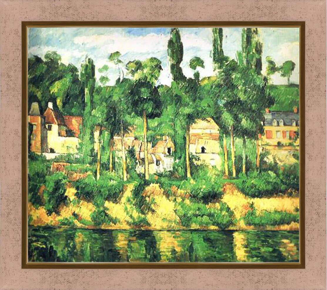 Картина в раме - Le chateau de Medan. Поль Сезанн