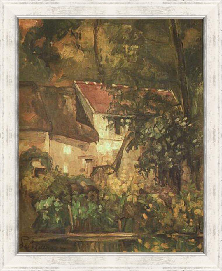 Картина в раме - Maison du Pere Lacroix. Поль Сезанн