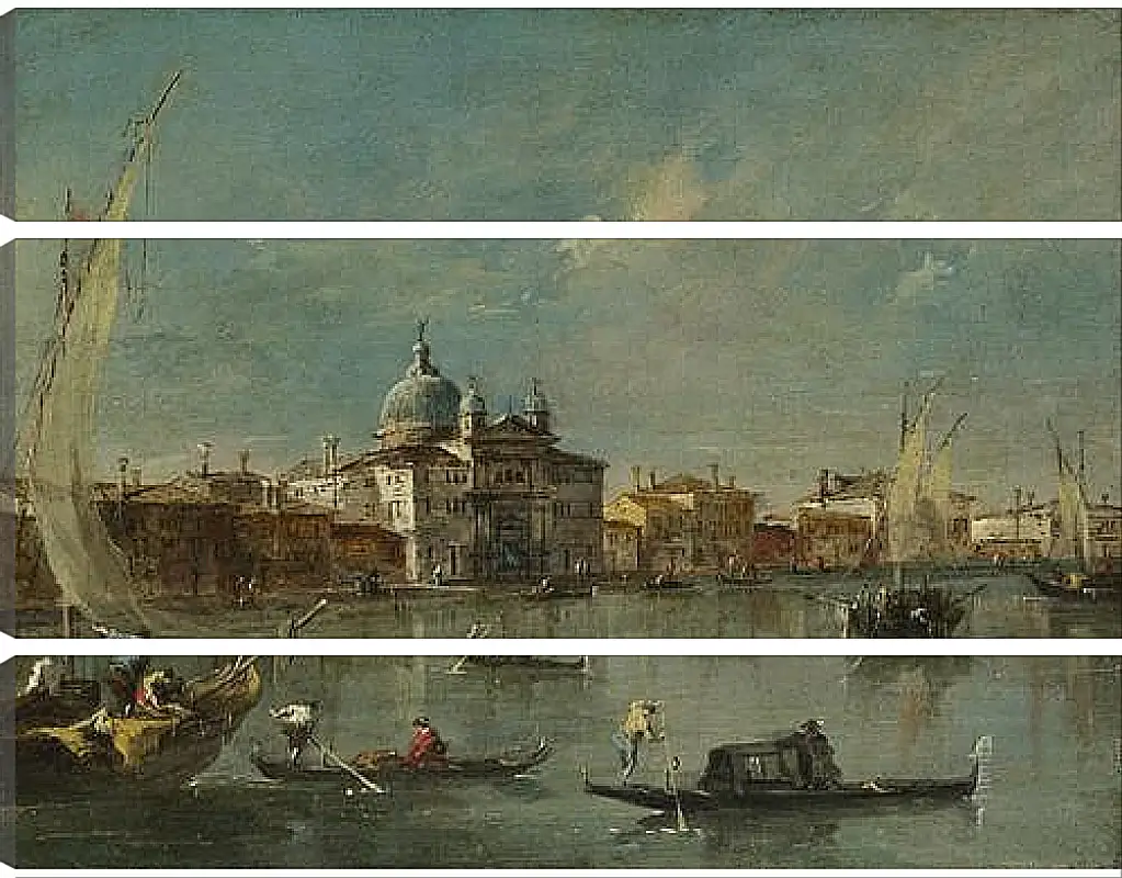 Модульная картина - The Giudecca with the Zitelle. Франческо Гварди