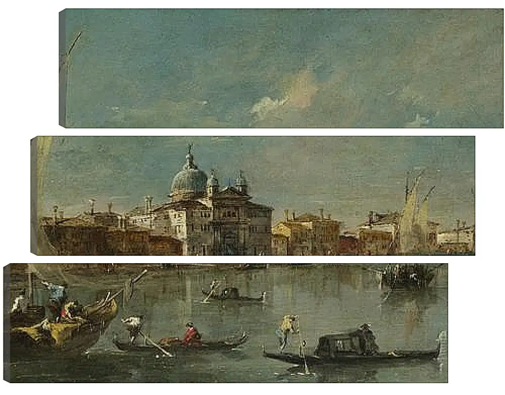 Модульная картина - The Giudecca with the Zitelle. Франческо Гварди