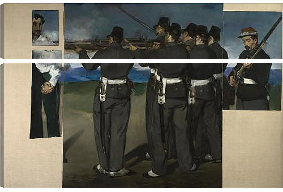 Модульная картина - The Execution of Maximilian. Эдуард Мане
