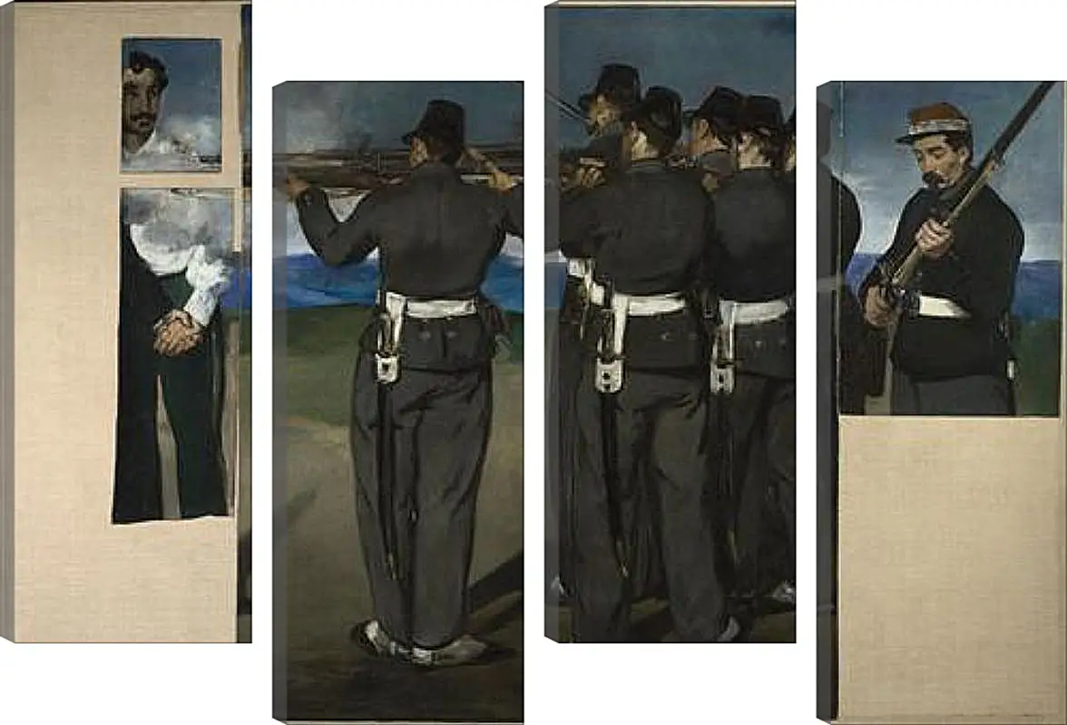 Модульная картина - The Execution of Maximilian. Эдуард Мане