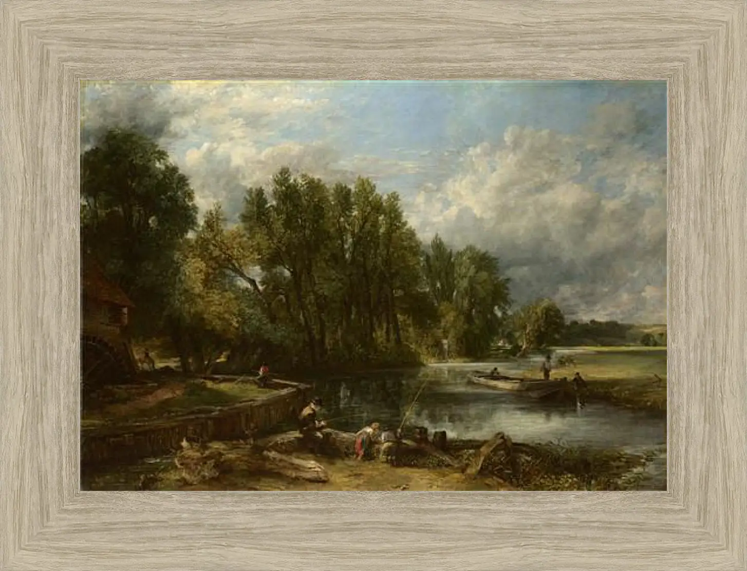 Картина в раме - Stratford Mill. Джон Констебл