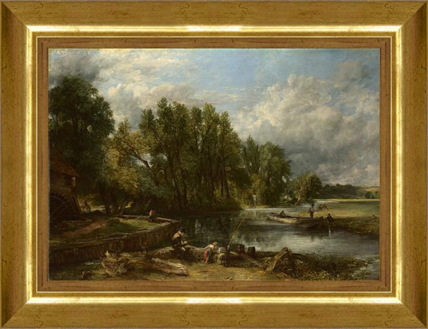 Картина в раме - Stratford Mill. Джон Констебл