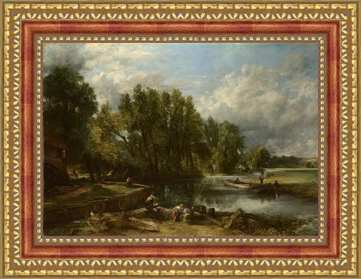 Картина в раме - Stratford Mill. Джон Констебл