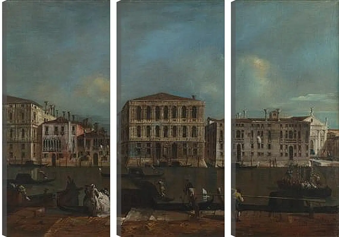 Модульная картина - The Grand Canal with Palazzo Pesaro. Франческо Гварди