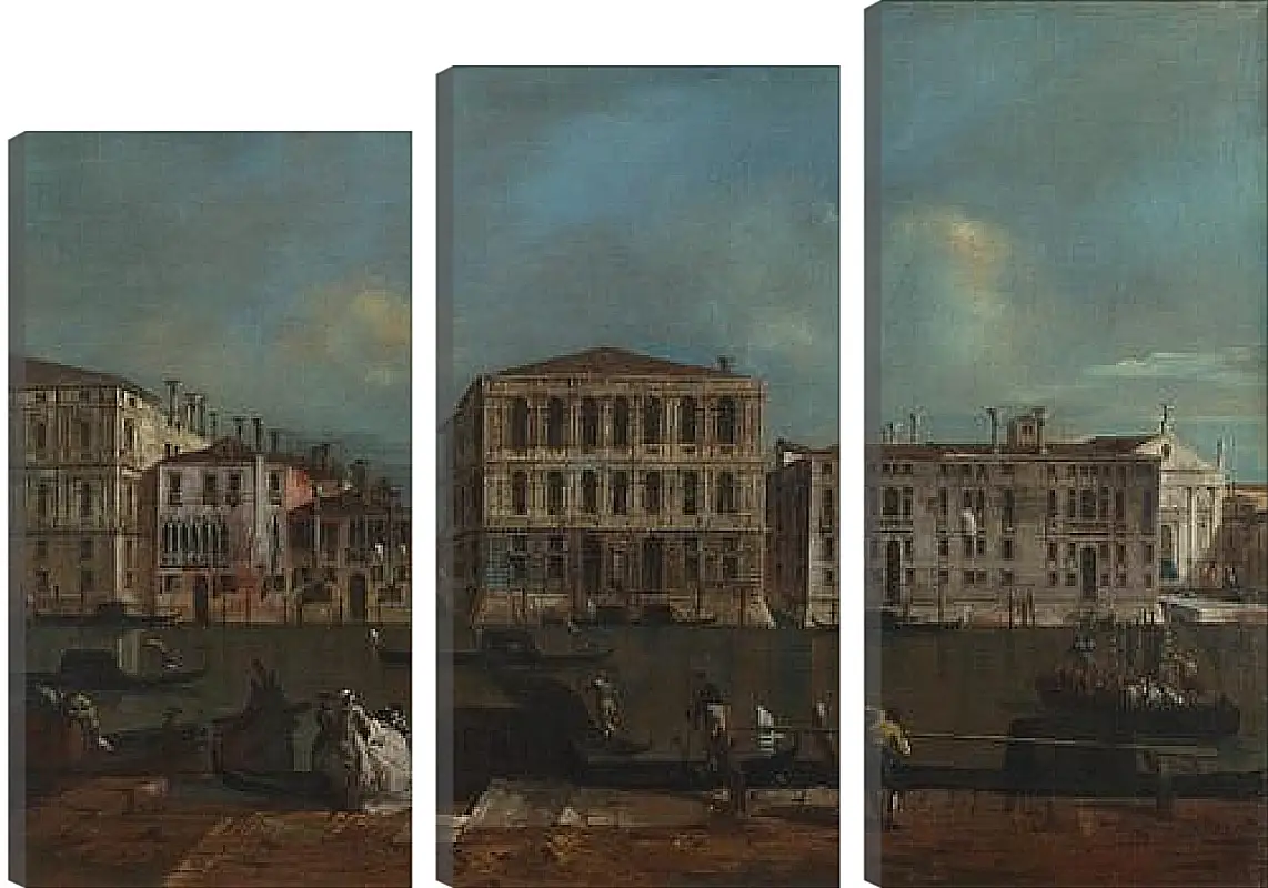 Модульная картина - The Grand Canal with Palazzo Pesaro. Франческо Гварди