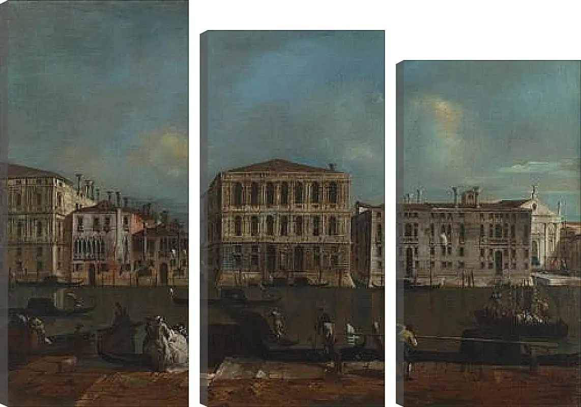 Модульная картина - The Grand Canal with Palazzo Pesaro. Франческо Гварди