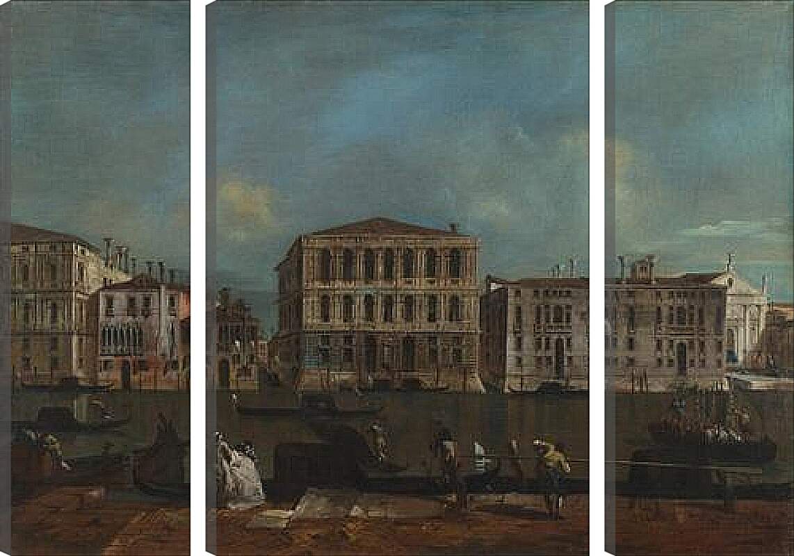 Модульная картина - The Grand Canal with Palazzo Pesaro. Франческо Гварди