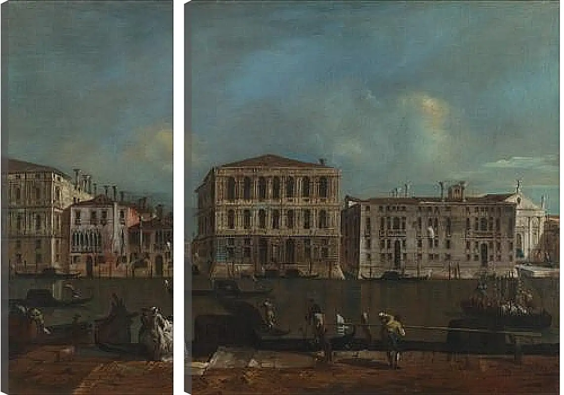 Модульная картина - The Grand Canal with Palazzo Pesaro. Франческо Гварди