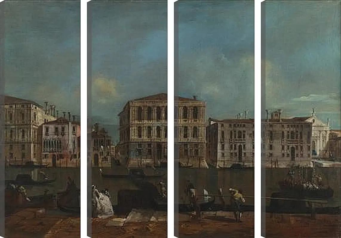 Модульная картина - The Grand Canal with Palazzo Pesaro. Франческо Гварди
