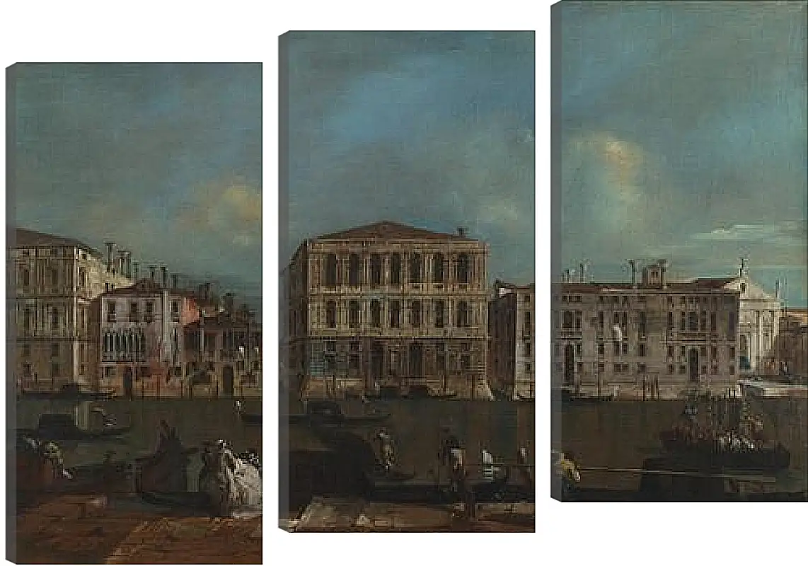 Модульная картина - The Grand Canal with Palazzo Pesaro. Франческо Гварди