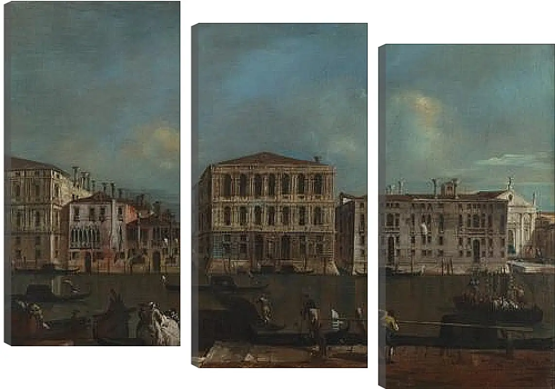 Модульная картина - The Grand Canal with Palazzo Pesaro. Франческо Гварди