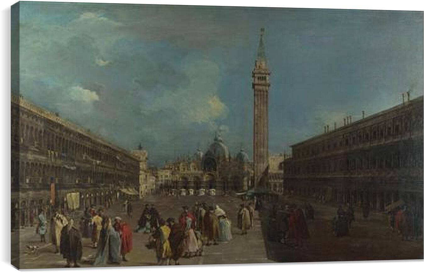 Постер и плакат - Piazza San Marco (var) Франческо Гварди