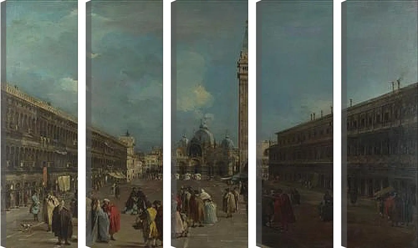 Модульная картина - Piazza San Marco (var) Франческо Гварди