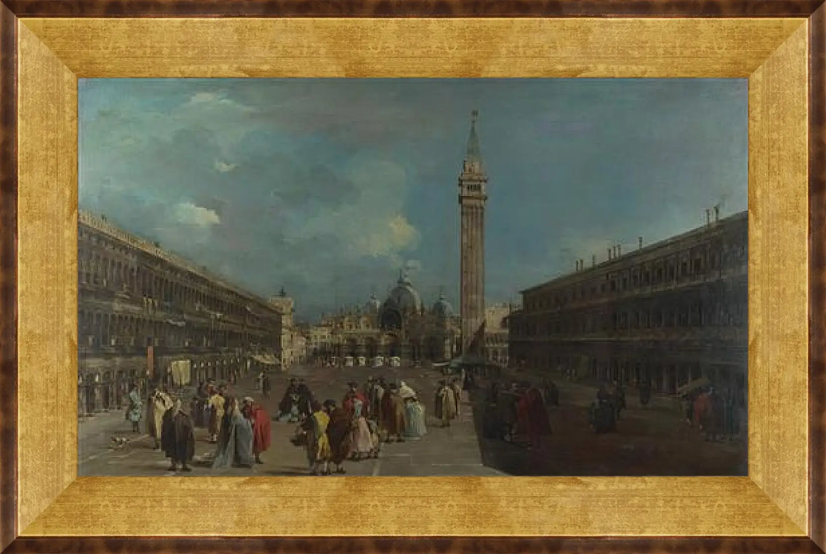 Картина в раме - Piazza San Marco (var) Франческо Гварди