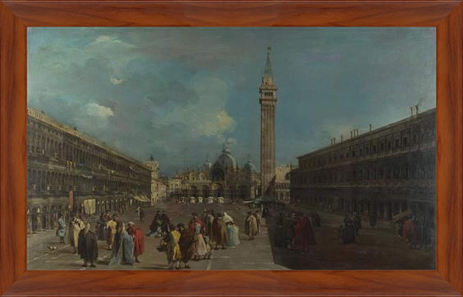 Картина в раме - Piazza San Marco (var) Франческо Гварди