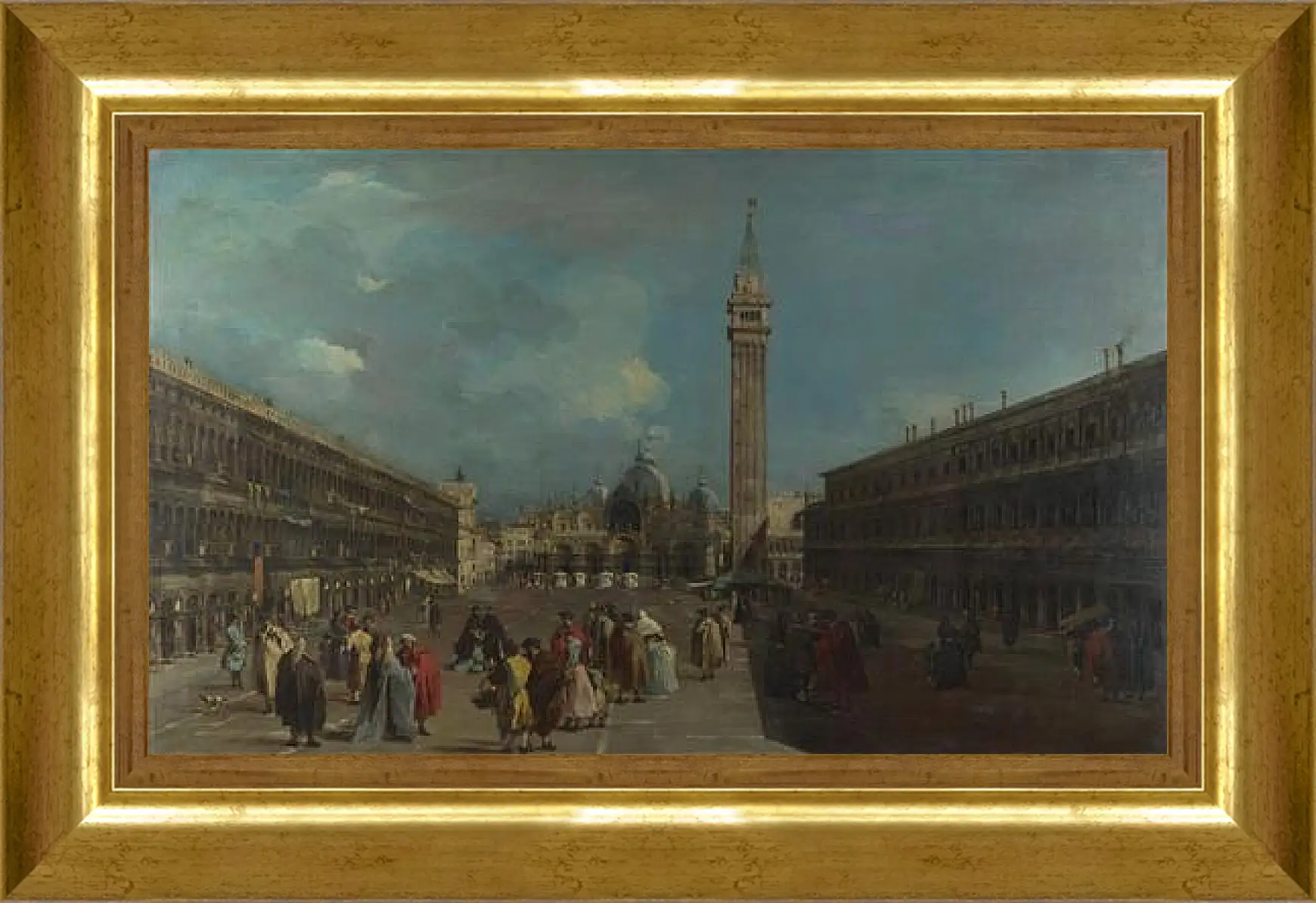 Картина в раме - Piazza San Marco (var) Франческо Гварди