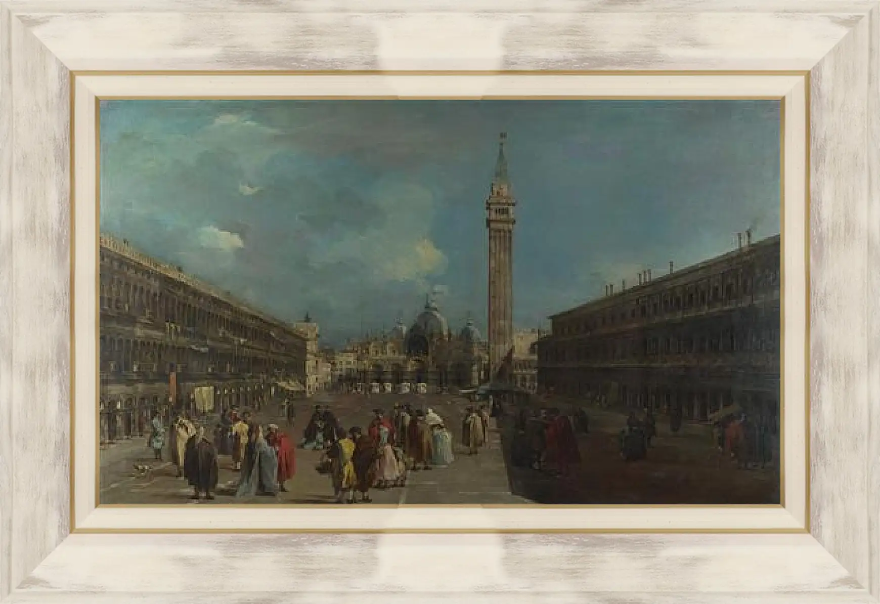 Картина в раме - Piazza San Marco (var) Франческо Гварди