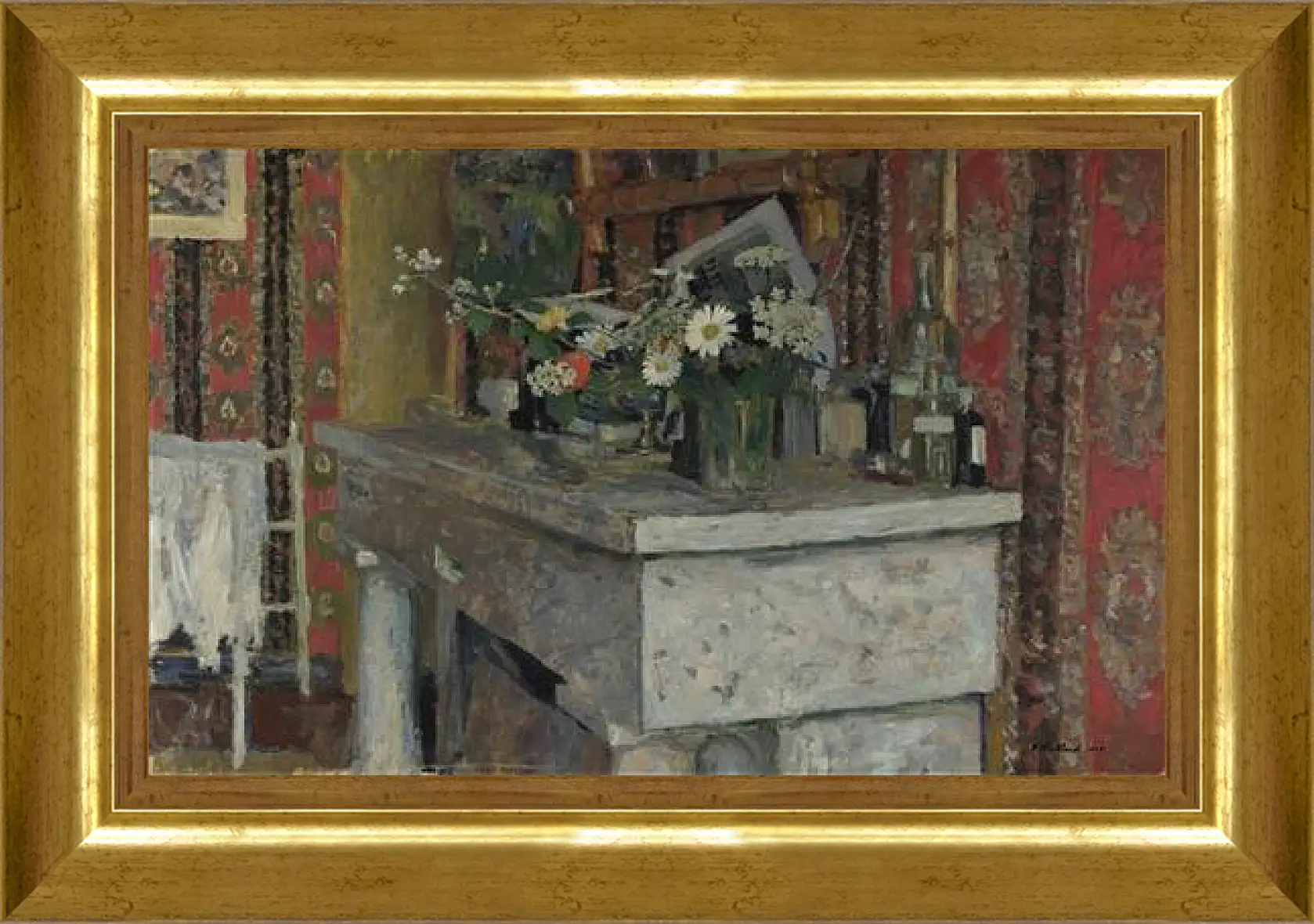 Картина в раме - The Mantelpiece (La Cheminee) Эдуар Вюйар