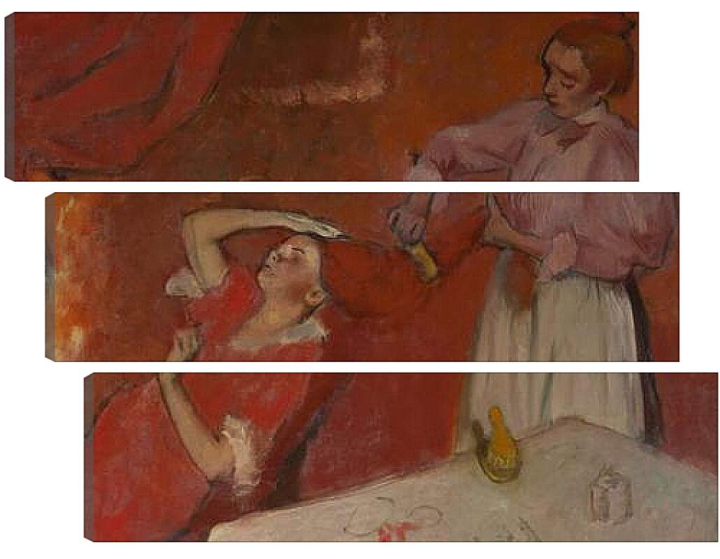 Модульная картина - Combing the Hair (La Coiffure) Эдгар Дега