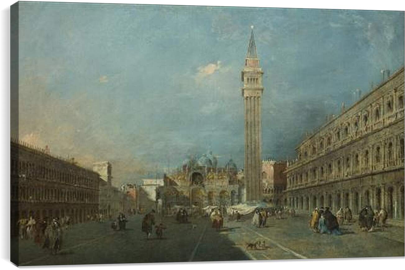 Постер и плакат - Piazza San Marco. Франческо Гварди