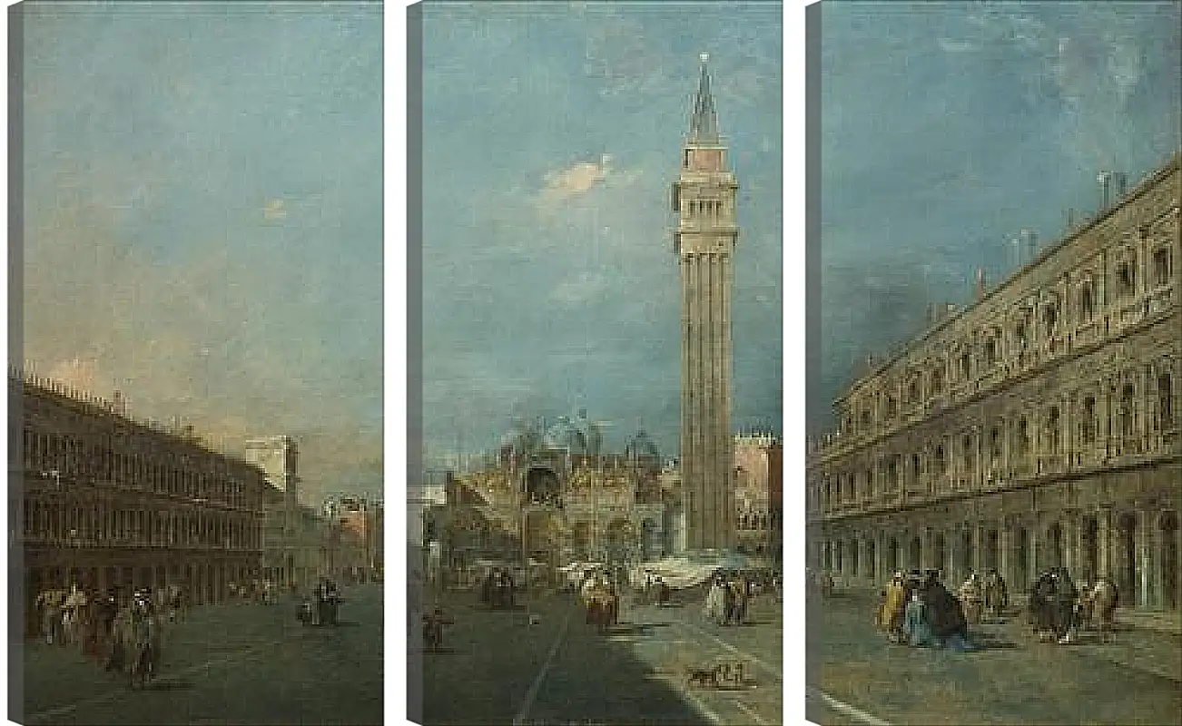 Модульная картина - Piazza San Marco. Франческо Гварди