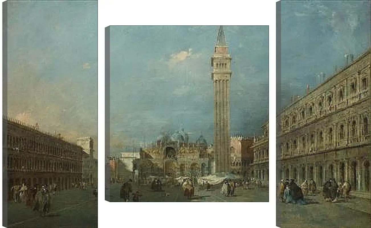 Модульная картина - Piazza San Marco. Франческо Гварди